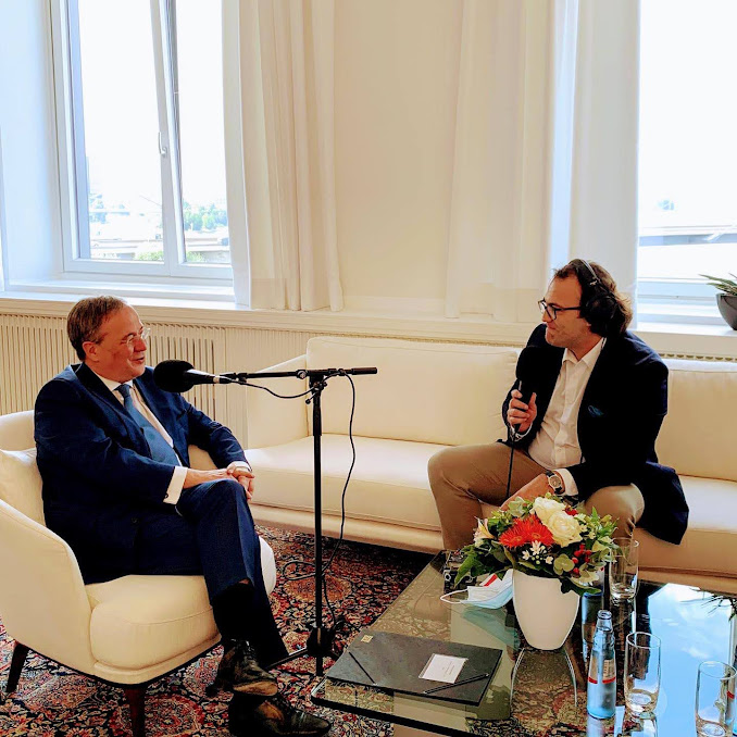 Im Gespräch mit dem ehemaligen NRW-Ministerpräsidenten Armin Laschet